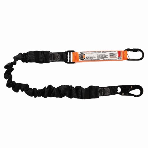 LINQ WEBBING LANYARD ELASTIC SNG LEG 1 X SG KARABINER 1 X SNAP HOOK